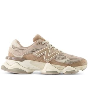 New Balance Mesh-Panelled Chunky Trainers - Brown