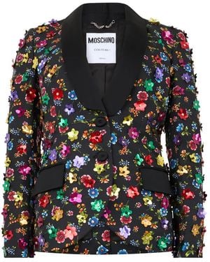 Moschino Embellished Floral Blazer - Multicolor