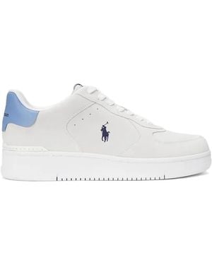 Polo Ralph Lauren Logo-Embroidered Trainers - White