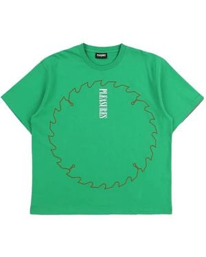 Pleasures Saw Heavyweight Short-sleeve T-shirt - Green