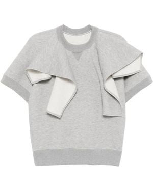 Sacai Sponge プルオーバー - グレー