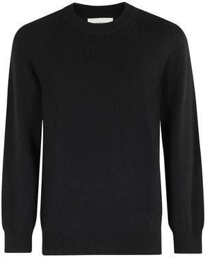 A PAPER KID Crew-Neck Jumper - Black