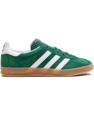 adidas Leather Suede Gazelle Trainers - Green