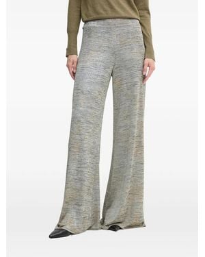 Joseph Ribkoff Metallic-Effect Trousers - Grey