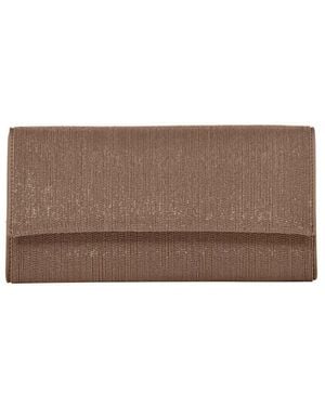 Brunello Cucinelli Precious Clutch Bag - Brown