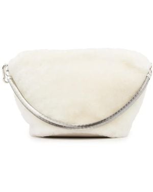 STUDIO AMELIA Momo Shearling Tote Bag - Natural