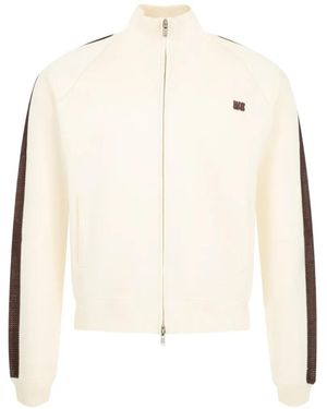 Wales Bonner Tide Logo-Patch Sweatshirt - White
