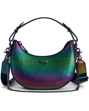 Zadig & Voltaire Moonrock Metallic Finish Tote Bag - Green