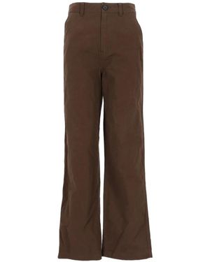 DUNST Straight-Leg Chino Pants - Brown