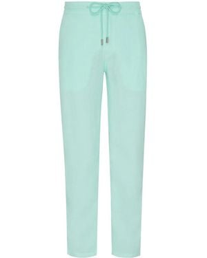 Vilebrequin Hose Aus Leinen - Grün