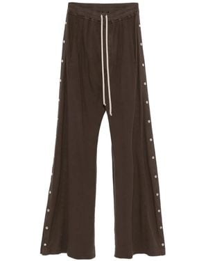 Rick Owens Pantalones anchos con cordones - Marrón
