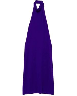 Tom Ford Abito Con Scollo All'Americana - Viola