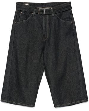 Levi's Belted Denim Shorts - Grey