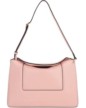 Wandler Penelope flap-closure adjustable-strap shoulder bag - Rosa