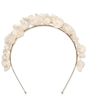 Jennifer Behr Cameryn Tiara - White