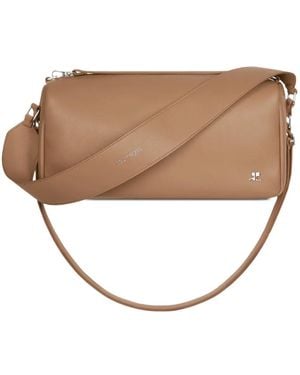 Courreges Medium Three Sixty Shoulder Bag - Natural