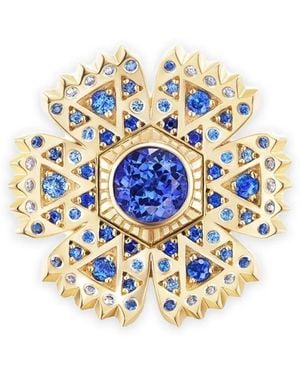 Harwell Godfrey Petunia Ring Mit Tansanit Und Saphir - Weiß