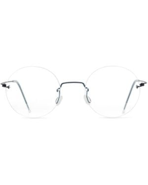 Lindberg Gafas Con Montura Redonda - Blanco