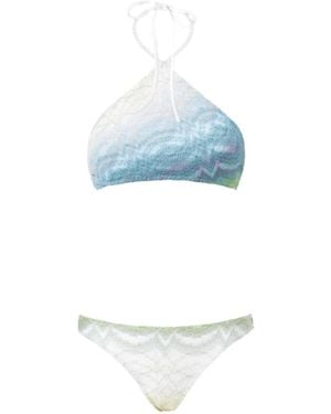 Missoni Tie-Dye Triangle Bikini - Blue