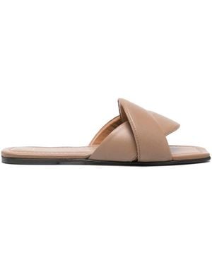 Atp Atelier Sandalen mit überkreuzten Riemen - Braun