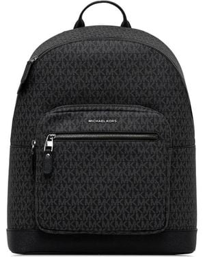 Michael Kors Hudson patterned backpack - Negro
