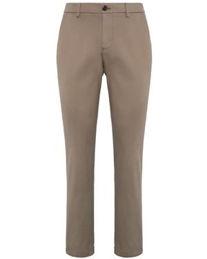 BOGGI Garment Dyed Trousers - Grey
