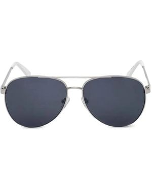 GUESS EYEWEAR Pilot Sunglasses - Blue
