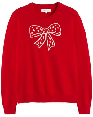 Chinti & Parker Maglione Con Fiocco - Rosso