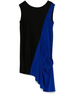 Y's Yohji Yamamoto Paneled Dress - Blue