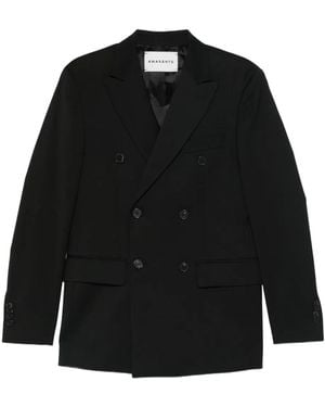 Amaranto Doppelreihiges Sakko - Schwarz