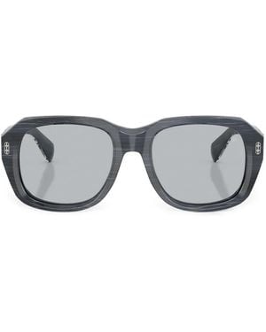 Brunello Cucinelli Gafas De Sol Con Montura Geométrica - Gris