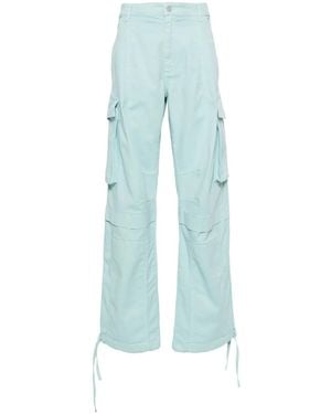 Moschino Wide-Leg Cargo Trousers - Blue