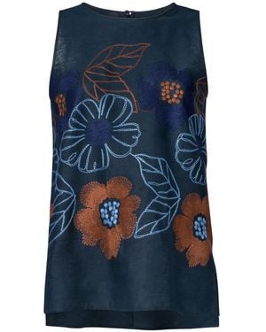 Silvia Tcherassi Leonora Blouse - Blue