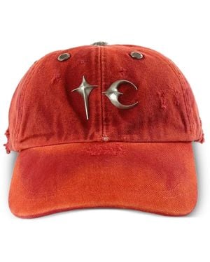 THUG CLUB Cappello Con Effetto Vissuto - Rosso