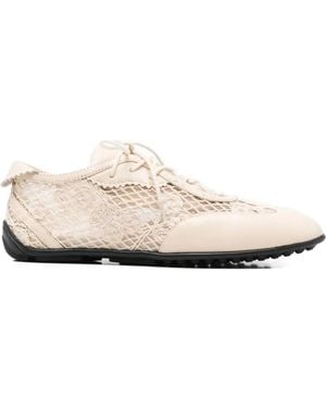 Stine Goya Lace-Detail Trainers - White