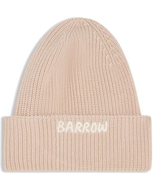 Barrow Logo Beanie Hat - Natural