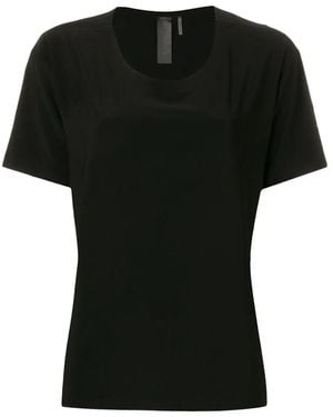 Norma Kamali Scoop-Neck T-Shirt - Black