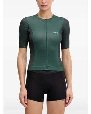 Poc Maglia Da Ciclismo Cadence Con Logo - Verde