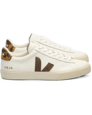 Veja Campo Leather Sneakers - Natural
