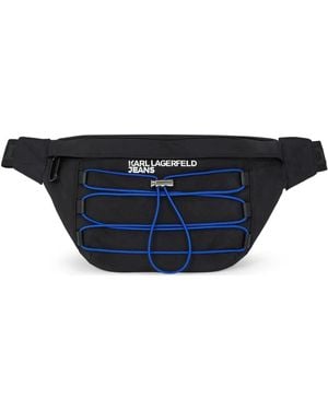 Karl Lagerfeld Utility Gürteltasche - Blau