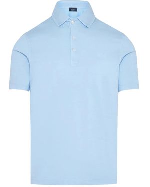 Barba Napoli Cotton Polo Shirt - Blue