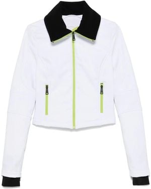 Khrisjoy Glitter-Detail Ski Jacket - Black