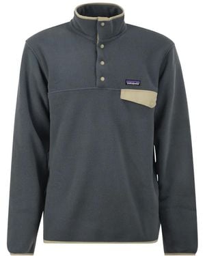 Patagonia Synchilla Snap-T Pullover Mit Reißverschluss - Grau