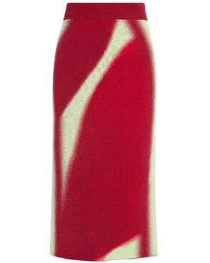 Ph5 Sophie Split Midi Skirt - Red