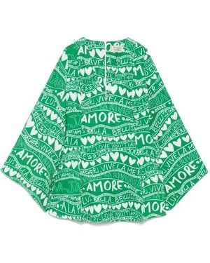 ALESSANDRO ENRIQUEZ Printed Mini Dress - Green