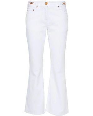 Versace Medusa Head Mid Waist Flared Jeans - Wit
