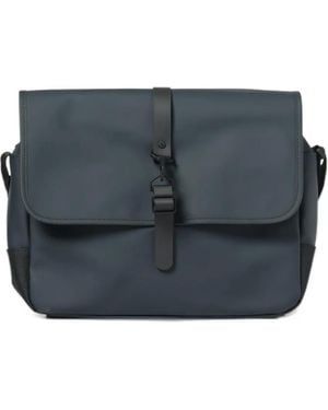 Rains Buckle-Fastening Messenger Bag - Gray