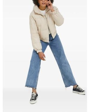 Abercrombie & Fitch Gewatteerd Jack Met Rits - Blauw