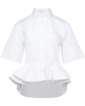 Stella McCartney Hemd Mit Schößchen - Weiß