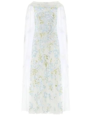 Needle & Thread Wisteria Sequin Embellished Gown - White